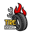 tire service business repair concept vector image