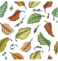 Fruits seamless pattern Royalty Free Vector Image
