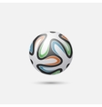 soccer football ball vector image vector image