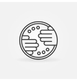 hand made icon or logo vector image