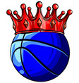 basketball ball isolated vector image