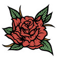 Tattoo rose Royalty Free Vector Image - VectorStock