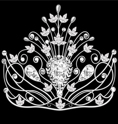 Gem Crown Royalty Free Vector Image - VectorStock
