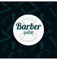 barber shop or hairdresser background set vector image vector image