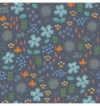 floral seamless pattern bright can vector image vector image