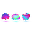 abstract banners collection vector image vector image