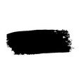 brush stroke isolated on white background black vector image vector image