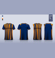soccer jersey football kit or basketball uniform vector image vector image