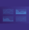 charts set vector image