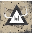 hipster abstract background vector image vector image