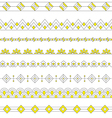 art deco borders style line and geometric linear vector image vector image