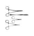 four medical surgical vector image