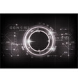 grey futuristic game technology vector image