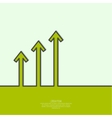 graph shows the growth vector image