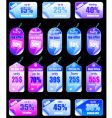 christmas promotional sales vector image vector image