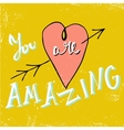 hand drawn typography poster vector image vector image
