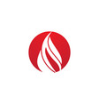 fire icon vector image vector image