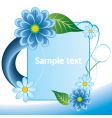 floral background vector image vector image