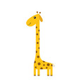 Giraffe with spot zoo animal cute cartoon Vector Image