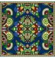 silk neck scarf or kerchief square pattern design vector image