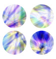 holographicgradient round frames set vector image vector image