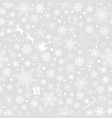 christmas seamless pattern snowflakes vector image