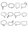 talking bubble vector image