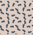 cute suv car seamless pattern kids hand drawn vector image vector image