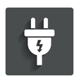 electric plug sign icon power energy symbol vector image vector image