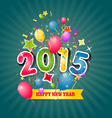 happy new year 2015 vector image
