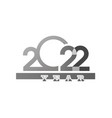 2022 digit year vector image