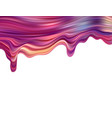 modern colorful flow poster wave liquid shape vector image