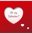 valentines day greeting card vector image vector image