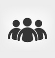 group men icon work team concept vector image