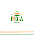 independence day of india from the british empire vector image