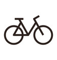 bicycle bike sign vector image