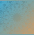 indian mandala background vector image