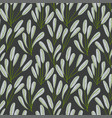 modern seamless pattern with wild floral elements vector image vector image