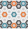 seamless stylized floral pattern vector image