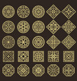 traditional korean ornament asian decoration vector image vector image