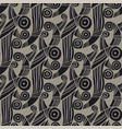 abstract hand drawn wavy seamless pattern vector image