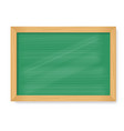 wooden blackboard isolated on white background vector image
