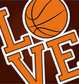basketball sport vector image vector image
