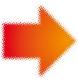 arrow vector image