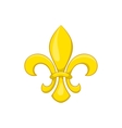 fleur de lis icon cartoon style vector image