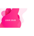 plastic liquid waves banner template vector image vector image