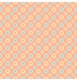 retro pattern tiling fond red beige and blue vector image vector image