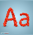 cubes as a symbol font vector image