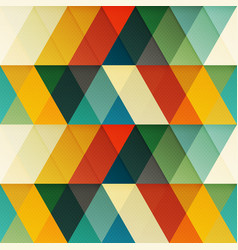 Pastel triangle seamless pattern Royalty Free Vector Image