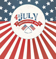 independence day greeting card design vector image